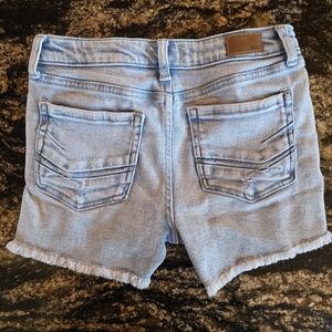 Buckle Light Blue Kids Denim Shorts